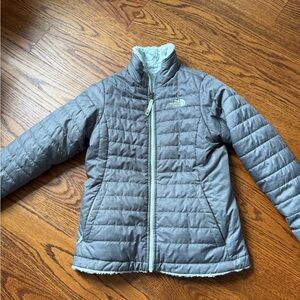 The North Face Charcoal Quilted Jacket